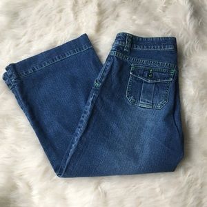 CLOSET CLOSING Lilly Pulitzer flare cropped jeans